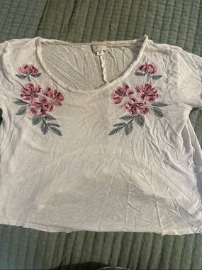 vintage anthropology beaded top